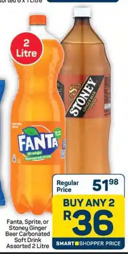 Pick n Pay Hypermarket Fanta, Sprite, or Stoney Ginger Beer Carbonated Soft Drink offer
