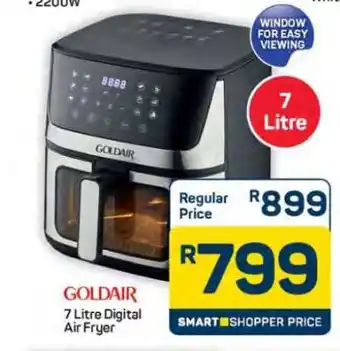 Pick n Pay Hypermarket Goldair 7 Litre Digital Air Fryer offer