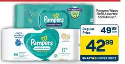 Pick n Pay Hypermarket Pampers Wipes Refill Assorted 56/64s Each offer