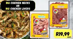 Die Visfabriek Supreme chicken necks or chicken livers offer