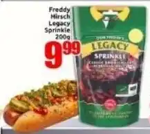 Three Star Cash and Carry Freddy Hirsch Legacy Sprinkle offer