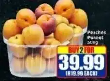 Three Star Cash and Carry Peaches Punnet offer