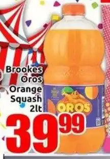 Three Star Cash and Carry Brookes Oros Orange Squash offer