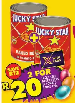Shoprite Lucky star baked beans in tomato sauce offer