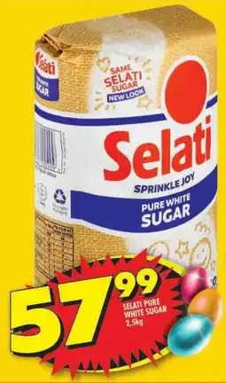 Shoprite Selati pure white sugar offer