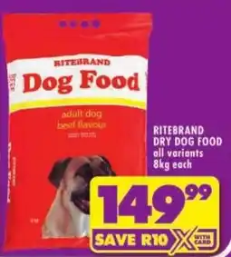Shoprite Ritebrand dry dog food offer