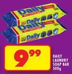 Shoprite Daily laundry soap bar offer