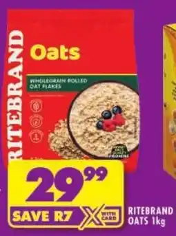 Shoprite Ritebrand Oats offer