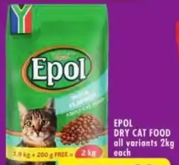 Shoprite Epol dry cat food offer