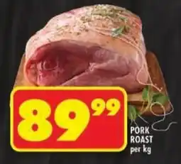 Shoprite Pork roast offer