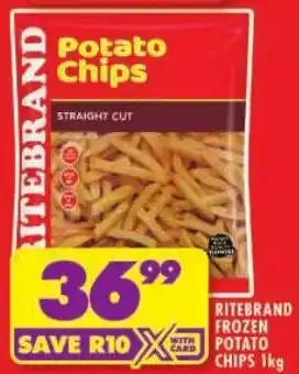 Shoprite Ritebrand frozen potato chips offer