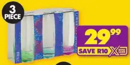Shoprite Colour celebration hi ball glasses offer