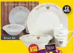 Shoprite Home heart dinner set offer