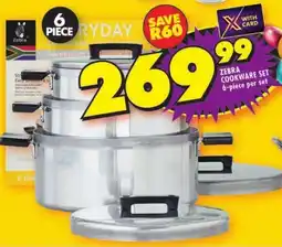 Shoprite Zebra cookware set offer