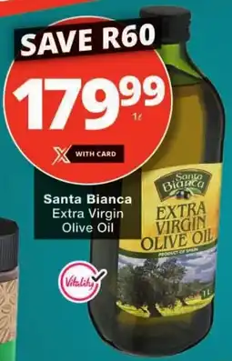 Checkers Santa Bianca Extra Virgin Olive Oil offer
