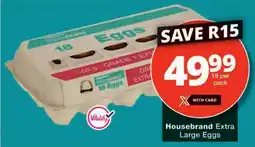 Checkers Housebrand Extra Large Eggs offer