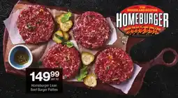 Checkers Homeburger Lean Beef Burger Patties offer