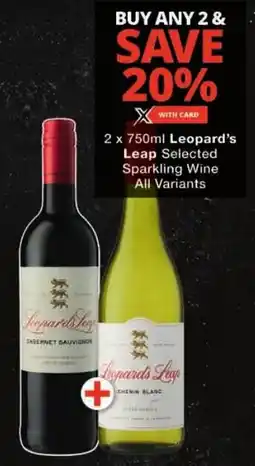 Checkers Leopard's Leap Selected Sparkling Wine All Variants offer