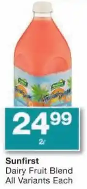 Checkers Sunfirst Dairy Fruit Blend All Variants offer