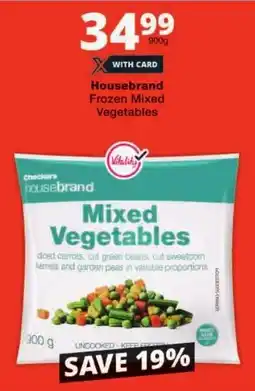 Checkers Housebrand Frozen Mixed Vegetables offer