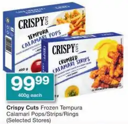 Checkers Crispy Cuts Frozen Tempura Calamari Pops/ Strips/ Rings offer