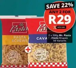 Checkers Mr. Pasta Pasta Shapes All Variants offer
