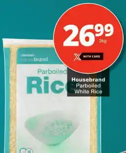 Checkers Housebrand Parboiled White Rice offer