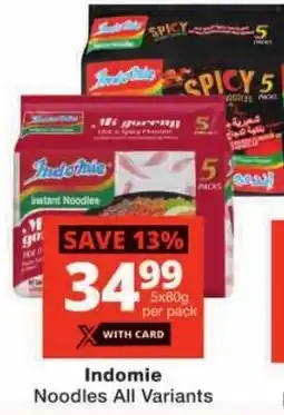Checkers Indomie Noodles All Variants offer