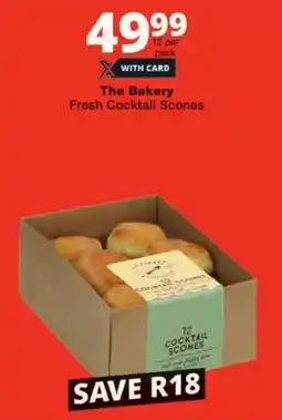 Checkers The Bakery Fresh Cocktail Scones offer