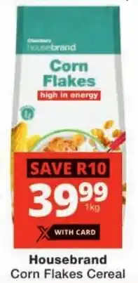 Checkers Housebrand Corn Flakes Cereal offer