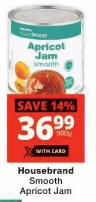 Checkers Housebrand Smooth Apricot Jam offer