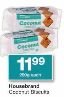 Checkers Housebrand Coconut Biscuits offer