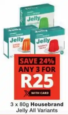 Checkers Housebrand Jelly All Variants offer