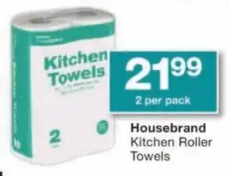 Checkers Housebrand Kitchen Roller Towels offer
