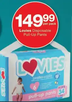 Checkers Lovies Disposable Pull-Up Pants offer