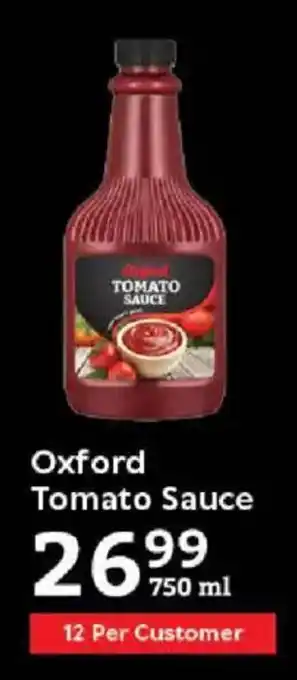 Oxford Freshmarket Oxford Tomato Sauce offer