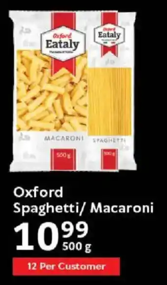 Oxford Freshmarket Oxford Spaghetti/ Macaroni offer