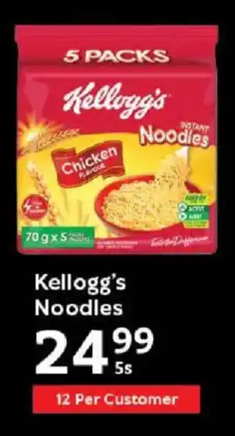 Oxford Freshmarket Kellogg's Noodles offer