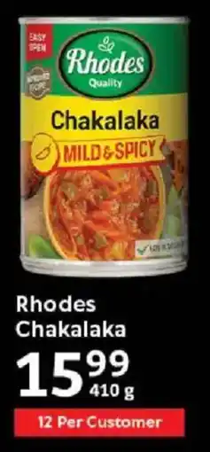 Oxford Freshmarket Rhodes Chakalaka offer
