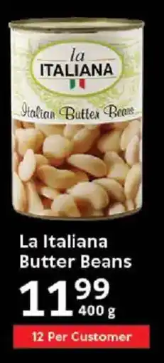 Oxford Freshmarket La Italiana Butter Beans offer