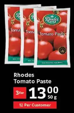 Oxford Freshmarket Rhodes Tomato Paste offer