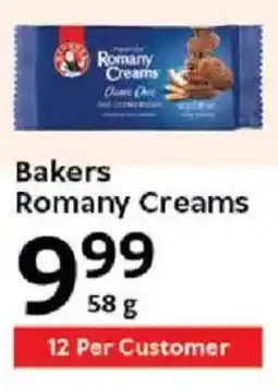Oxford Freshmarket Bakers Romany Creams offer