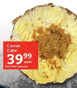 Oxford Freshmarket Carrot Cake offer