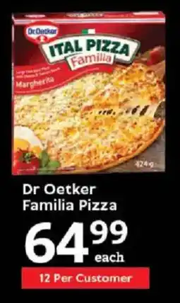 Oxford Freshmarket Dr Oetker Familia Pizza offer