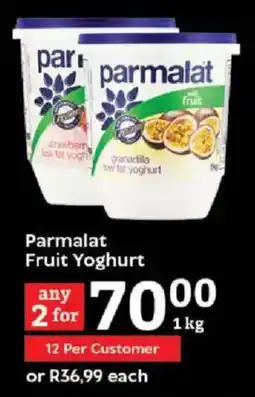 Oxford Freshmarket Parmalat Fruit Yoghurt offer