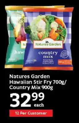 Oxford Freshmarket Natures Garden Hawaiian Stir Fry/ Country Mix offer