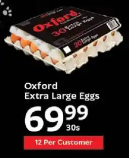 Oxford Freshmarket Oxford Extra Large Eggs offer