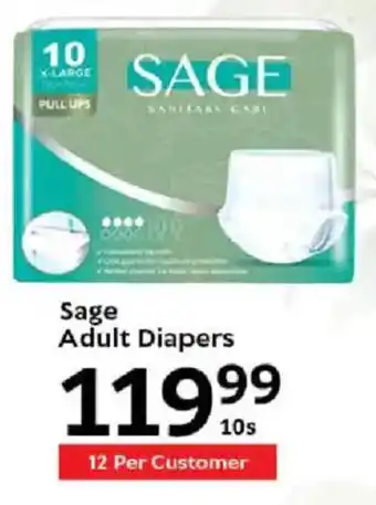 Oxford Freshmarket Sage Adult Diapers offer