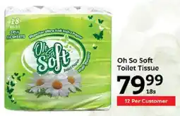 Oxford Freshmarket Oh So Soft Toilet Tissue offer