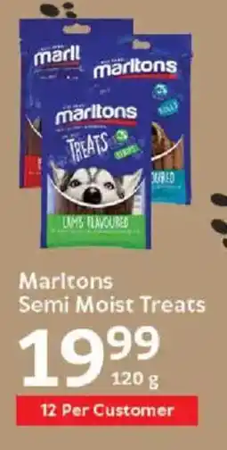 Oxford Freshmarket Marltons Semi Moist Treats offer
